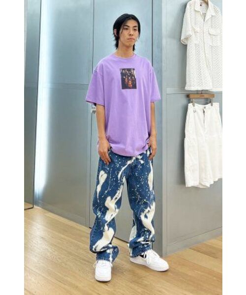 EXTRAORDINARY(エクストラオーディナリー)の「BLEACHED DENIM PANTS BLUE(デニムパンツ・メンズ・その他・LARGE/MEDIUM/X-LARGE)」の10枚目の写真