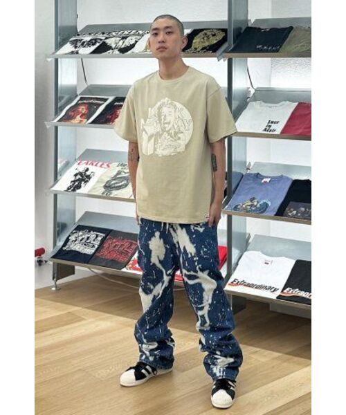EXTRAORDINARY(エクストラオーディナリー)の「BLEACHED DENIM PANTS BLUE(デニムパンツ・メンズ・その他・LARGE/MEDIUM/X-LARGE)」の14枚目の写真