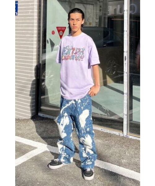 EXTRAORDINARY(エクストラオーディナリー)の「BLEACHED DENIM PANTS BLUE(デニムパンツ・メンズ・その他・LARGE/MEDIUM/X-LARGE)」の16枚目の写真