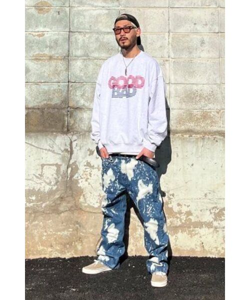 EXTRAORDINARY(エクストラオーディナリー)の「BLEACHED DENIM PANTS BLUE(デニムパンツ・メンズ・その他・LARGE/MEDIUM/X-LARGE)」の22枚目の写真