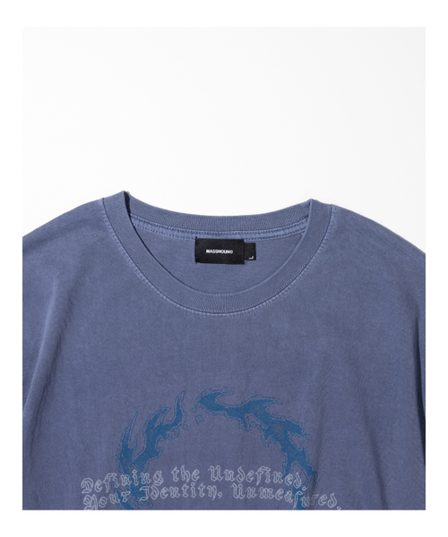 MASSNOUN(マスノウン)の「エターナルループピグメント半袖MSITS007-DB(Tシャツ/カットソー・レディース・その他・SMALL/MEDIUM/LARGE/X-LARGE)」の3枚目の写真