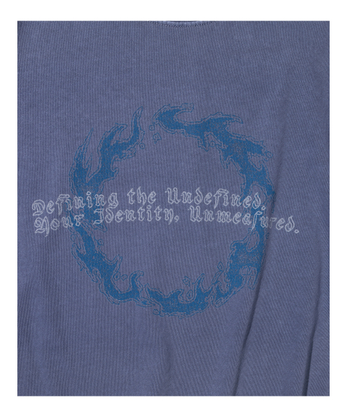 MASSNOUN(マスノウン)の「エターナルループピグメント半袖MSITS007-DB(Tシャツ/カットソー・レディース・その他・SMALL/MEDIUM/LARGE/X-LARGE)」の4枚目の写真