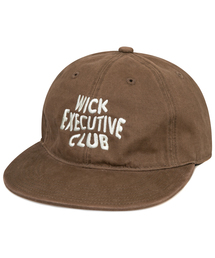 WICK（ウィック）の「EXECUTIVE CLUB ウェーブスモークウォッシュフラットキャップ - ベージュ（キャップ）」