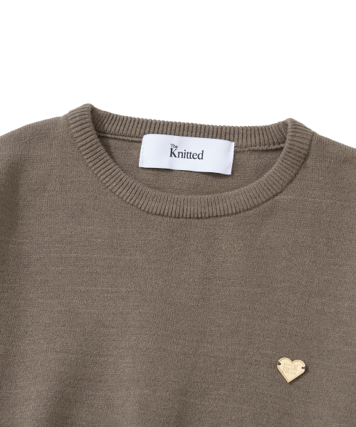 KNITTED(ニッティド)の「(W) ベーシックエッセンシャルウォッシャブルラウンドニットモカ(ニット/セーター・レディース・その他・FREE)」の3枚目の写真