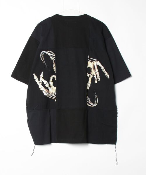 ONE DAY KMC （ワンデイケーエムシー）の「Children of the discordance / RE: PATCH WORK SS TEE J / COTDSEMBLCS-225J（Tシャツ/カットソー・メンズ・ブラック・ONESIZE）」の2枚目の写真