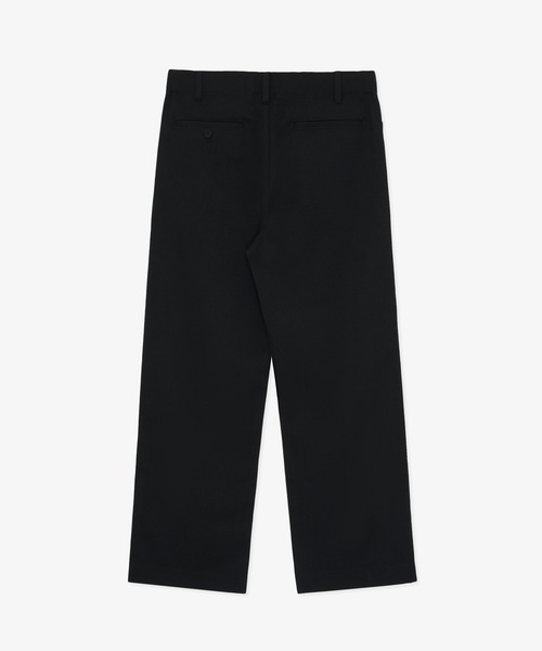 FRONT 11201(フロントワンワントゥーオーワン)の「REDE Whipcord Trousers(スラックス・メンズ・ブラック・L/M/S)」の2枚目の写真
