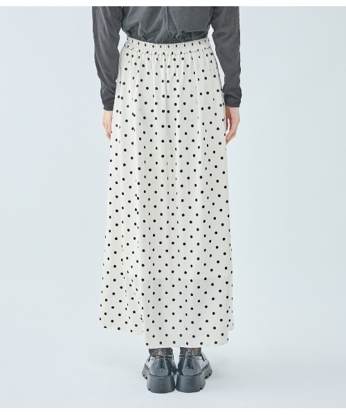 PEACH JOHN（ピーチジョン）の「ドットナロースカート（スカート・レディース・ブラック/アイボリー・ONE SIZE）」の15枚目の写真