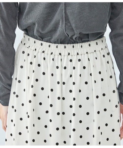 PEACH JOHN（ピーチジョン）の「ドットナロースカート（スカート・レディース・ブラック/アイボリー・ONE SIZE）」の17枚目の写真