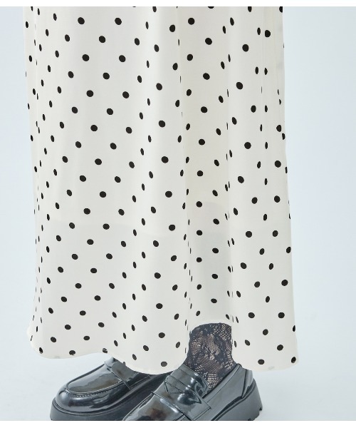PEACH JOHN（ピーチジョン）の「ドットナロースカート（スカート・レディース・ブラック/アイボリー・ONE SIZE）」の18枚目の写真