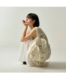 Salad bowls（サラダボール）の「SYMBOL NYLON BACKPACK[IVORY]（バックパック/リュック）」