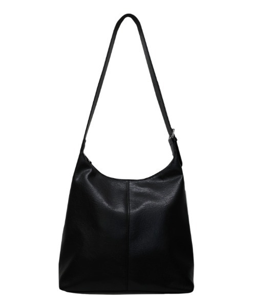 select MOCA（セレクトモカ）の「フェイクレザービッグホーボーバッグ（ショルダーバッグ・レディース・ブラウン/ブラック・FREE）」の19枚目の写真