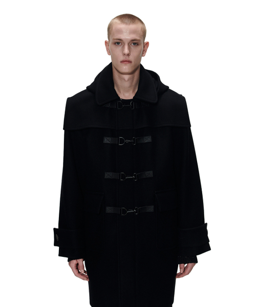THE BALLON(ザバロン)の「DUFFLE HOOD COAT - BLACK(チェスターコート・メンズ・その他・LARGE/MEDIUM)」の5枚目の写真