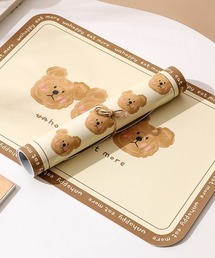 pyornim（ピョルニム）の「【26年春夏新作】【2Pセット】くまさん防水ランチョンマット（ランチョンマット/テーブルウェア）」