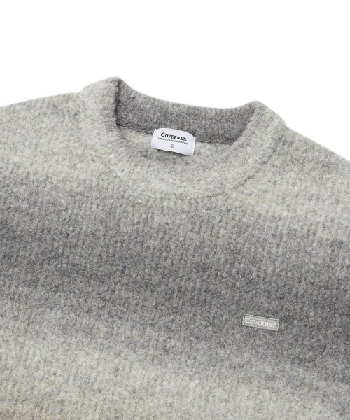COVERNAT(カバーナット)の「グラデーションクルーネックニットグレー(ニット/セーター・レディース・その他・LARGE/MEDIUM/X-LARGE/SMALL)」の3枚目の写真