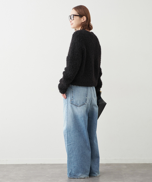 Deuxieme Classe（ドゥーズィエムクラス）の「*Knit ジャケット（その他アウター・レディース・ブラック・FREE）」の9枚目の写真