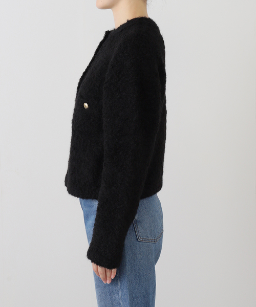 Deuxieme Classe（ドゥーズィエムクラス）の「*Knit ジャケット（その他アウター・レディース・ブラック・FREE）」の11枚目の写真