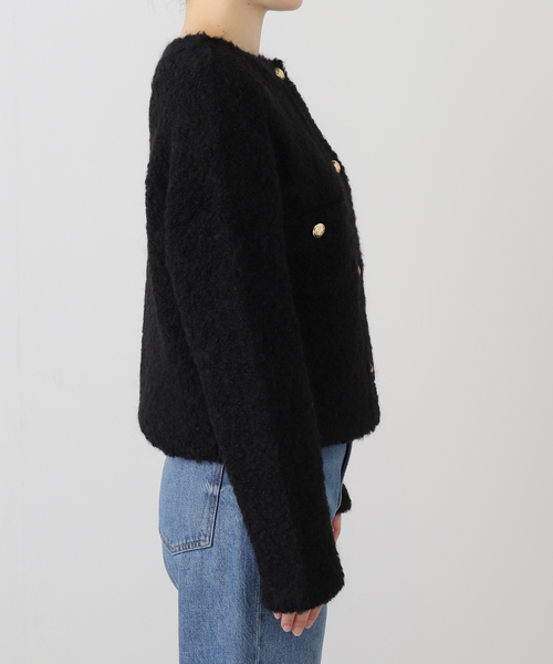 Deuxieme Classe（ドゥーズィエムクラス）の「*Knit ジャケット（その他アウター・レディース・ブラック・FREE）」の13枚目の写真