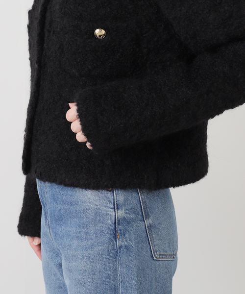 Deuxieme Classe（ドゥーズィエムクラス）の「*Knit ジャケット（その他アウター・レディース・ブラック・FREE）」の15枚目の写真