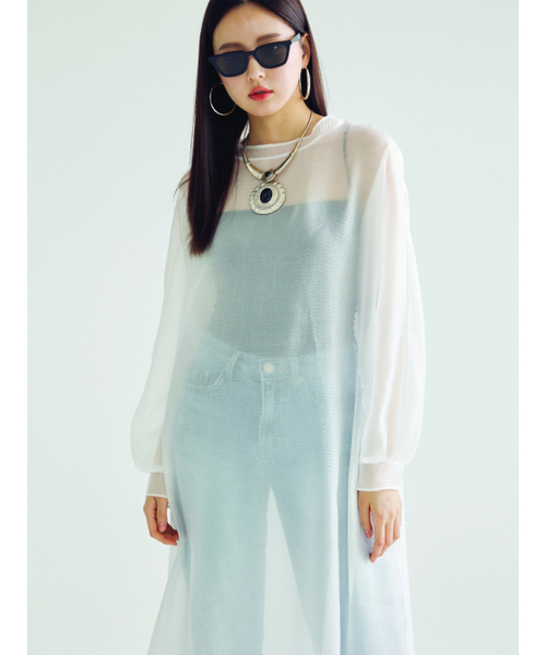 BOMNAL BOUTIQUE(ボムナルブティック)の「シフォンミディドレス(ワンピース・レディース・その他・FREE)」の2枚目の写真