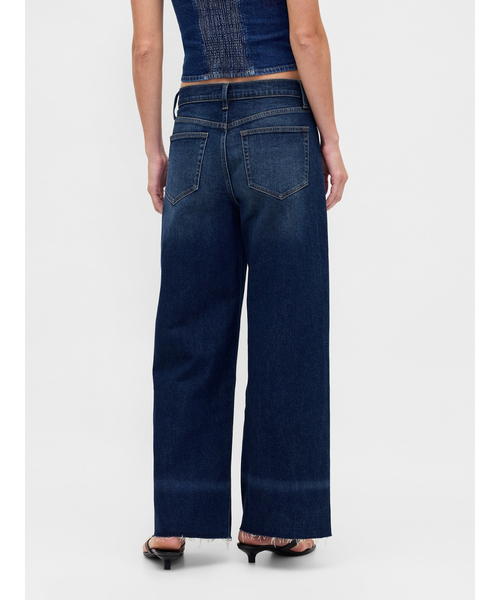 GAP（ギャップ）の「ハイライズ ストライドワイドデニム（デニムパンツ・レディース・インディゴブルー・23/24/25/26/27/28/30/29）」の5枚目の写真