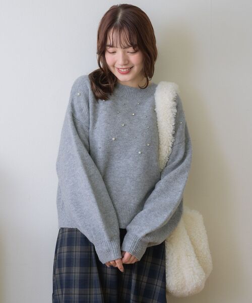 RETRO GIRL（レトロガール）の「もこもこショルダーバッグ（ショルダーバッグ・レディース・ブラウン/オフホワイト/ブラック系その他・ONE SIZE）」の6枚目の写真