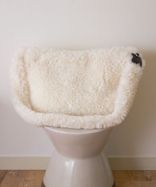 RETRO GIRL（レトロガール）の「もこもこショルダーバッグ（ショルダーバッグ・レディース・ブラウン/オフホワイト/ブラック系その他・ONE SIZE）」の10枚目の写真