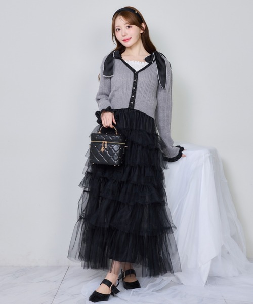 one after another NICE CLAUP（ワンアフターアナザーナイスクラップ）の「ビジューバックルキルティングミュール（パンプス・レディース・ブラック/アイボリー/ピンク・S/L/M）」の22枚目の写真