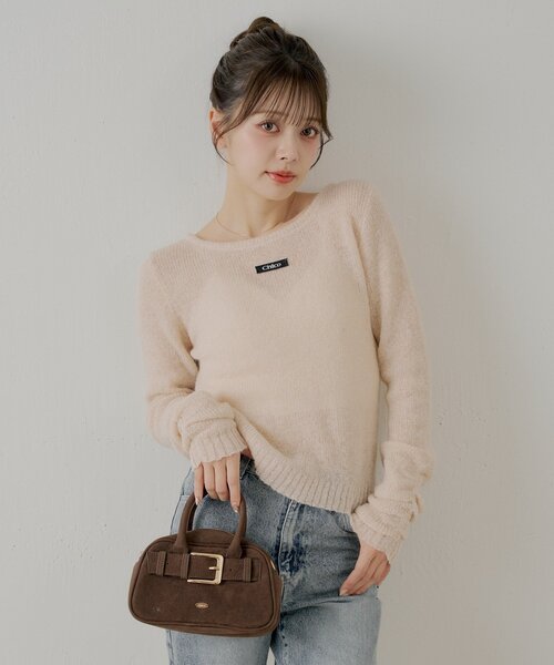 セール】ラメシアーコンパクトニット（ニット/セーター）｜Chico（チコ