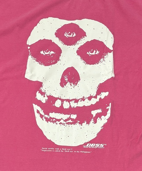 DIET BUTCHER SLIM SKIN（ダイエットブッチャースリムスキン）の「DIET BUTCHER SLIM SKIN / SOCIAL MISSFITS / ダイエットブッチャースリムスキン（Tシャツ/カットソー・メンズ・チャコールグレー/ピンク/ワインレッド・M/L/S/M）」の8枚目の写真
