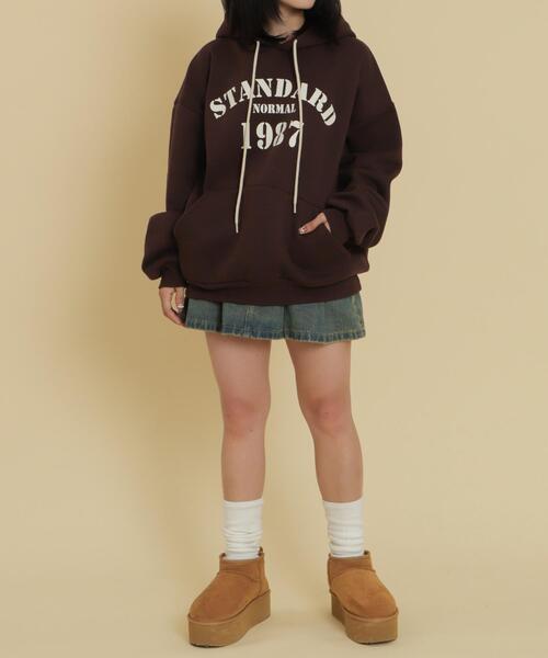 WOND（ウォンド）の「WOND/STANDARD1987パーカー（パーカー・レディース・ブラック/ブラウン・FREE）」の4枚目の写真