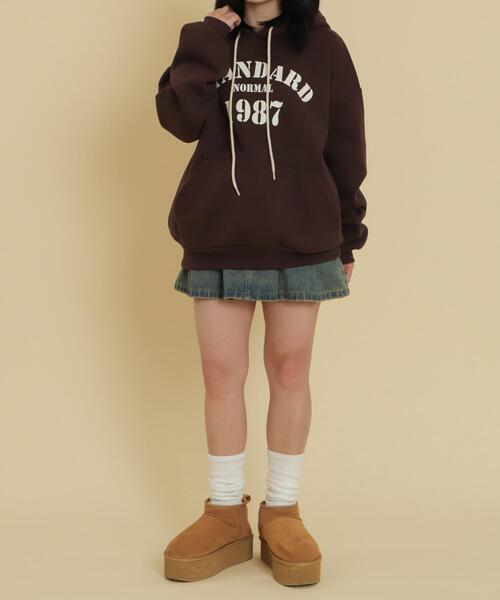 WOND（ウォンド）の「WOND/STANDARD1987パーカー（パーカー・レディース・ブラック/ブラウン・FREE）」の11枚目の写真