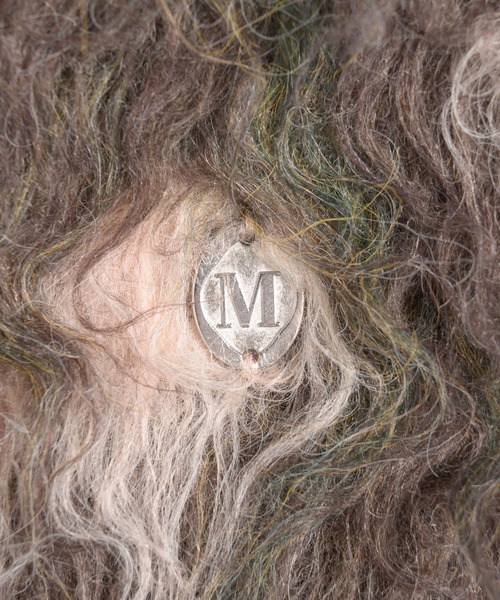 MUHET（ミュエータ）の「shaggy flower henry neck knit / シャギー花柄ヘンリーニット（ニット/セーター・レディース・ブラウン/チャコールグレー・FREE）」の22枚目の写真