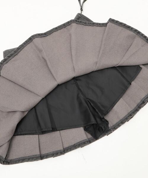 dispark（ディスパーク）の「DISPARK/【26年春夏新作】スタッズデザインプリーツスカパン（スカート・レディース・ブラウン/ブラック・SMALL/MEDIUM）」の17枚目の写真