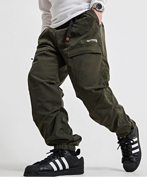 OUTDOOR PRODUCTS(アウトドアプロダクツ)の「『OUTDOOR/アウトドア』クライミングバックルZIPジョガー(その他パンツ・メンズ・ネイビー系/カーキ/ブラック・LL/L/M)」の1枚目の写真