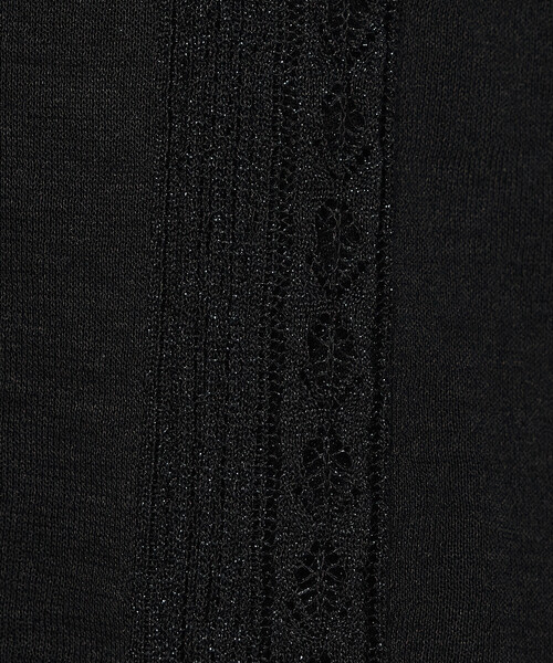 Gabardine K.T（ギャバジンケーティー）の「ハイグレードラミー シアー×ラメレースベスト（ベスト・レディース・ホワイト/ブラック・9号）」の15枚目の写真