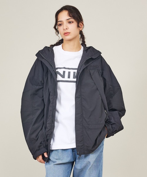 WILD THINGS(ワイルドシングス)の「【WILDTHINGS / ワイルドシングス】SUPPLEX MASSIF JACKET / サプレックス マッシフ ジャケット(ナイロン・軽量・ユニセックス)WT26018AD(ブルゾン・メンズ・ベージュ/パープル/ブラック・L/M)」の2枚目の写真