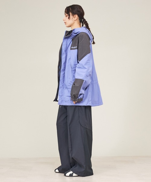 WILD THINGS(ワイルドシングス)の「【WILDTHINGS / ワイルドシングス】SUPPLEX MASSIF JACKET / サプレックス マッシフ ジャケット(ナイロン・軽量・ユニセックス)WT26018AD(ブルゾン・メンズ・ベージュ/パープル/ブラック・L/M)」の5枚目の写真