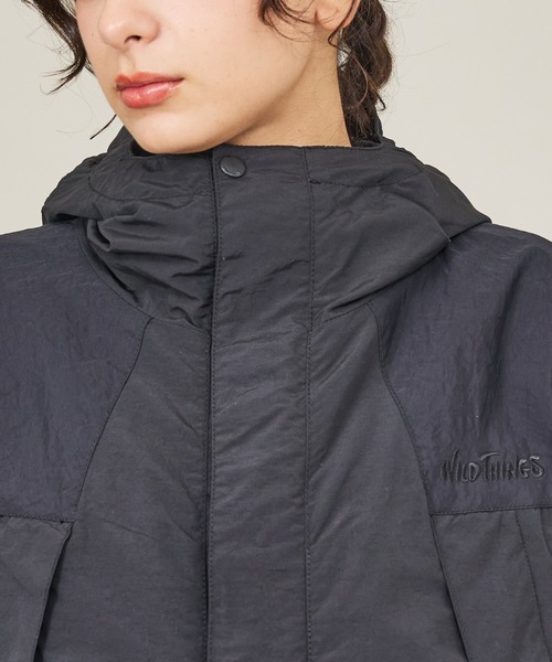 WILD THINGS(ワイルドシングス)の「【WILDTHINGS / ワイルドシングス】SUPPLEX MASSIF JACKET / サプレックス マッシフ ジャケット(ナイロン・軽量・ユニセックス)WT26018AD(ブルゾン・メンズ・ベージュ/パープル/ブラック・L/M)」の16枚目の写真