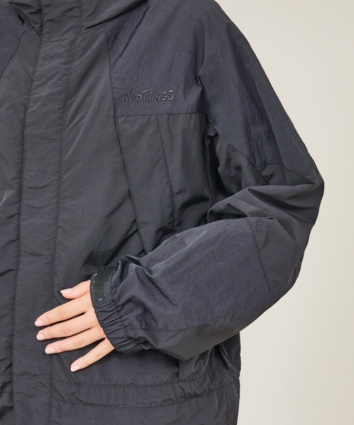 WILD THINGS(ワイルドシングス)の「【WILDTHINGS / ワイルドシングス】SUPPLEX MASSIF JACKET / サプレックス マッシフ ジャケット(ナイロン・軽量・ユニセックス)WT26018AD(ブルゾン・メンズ・ベージュ/パープル/ブラック・L/M)」の17枚目の写真