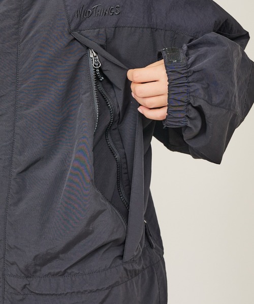 WILD THINGS(ワイルドシングス)の「【WILDTHINGS / ワイルドシングス】SUPPLEX MASSIF JACKET / サプレックス マッシフ ジャケット(ナイロン・軽量・ユニセックス)WT26018AD(ブルゾン・メンズ・ベージュ/パープル/ブラック・L/M)」の18枚目の写真