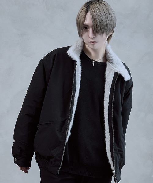 ARULE(アルール)の「『ARULE/アルール』リバーシブルスタンドファージャケット【GC】(ブルゾン・メンズ・ブラック・L/XL)」の1枚目の写真