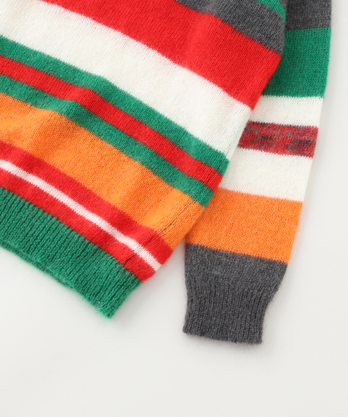 CORGI(コーギ)の「CORGI / コーギー MULTI STRIPE C/N(ニット/セーター・メンズ・その他・MEDIUM)」の3枚目の写真