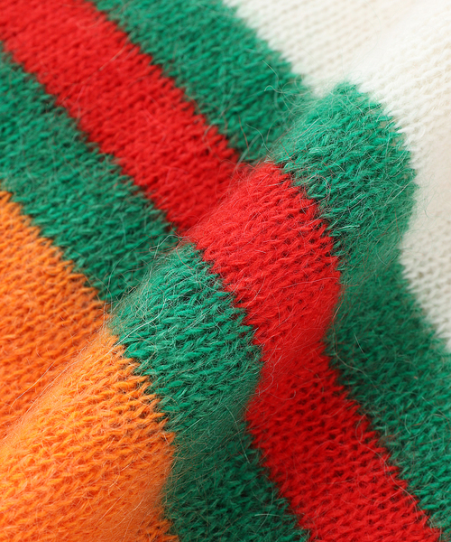 CORGI(コーギ)の「CORGI / コーギー MULTI STRIPE C/N(ニット/セーター・メンズ・その他・MEDIUM)」の4枚目の写真