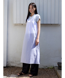 PEEP（ピープ）の「エアリーツイステッドナイロンレイヤードワンピース_ホワイトクラウド（ワンピース）」