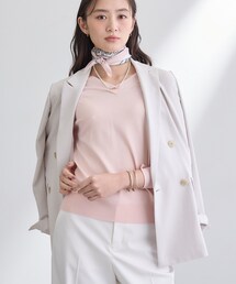 INDIVI | 【洗える／多機能／SETUP可】着る日傘ダブルジャケット(テーラードジャケット)