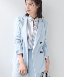 INDIVI（インディヴィ）の「【洗える／多機能／SETUP可】着る日傘ダブルジャケット（テーラードジャケット）」