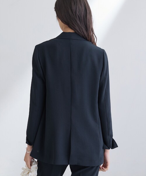 INDIVI（インディヴィ）の「【洗える／多機能／SETUP可】着る日傘ダブルジャケット（テーラードジャケット・レディース・ライトグレー系5/ベージュ/ネイビー/サックスブルー/ブラック・40/38/36/15 /13/03/05/19）」の17枚目の写真