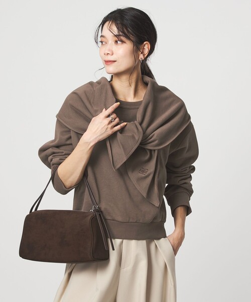 PROTAGONISTA(プロタゴニスタ)の「【別注】<PROTAGONISTA>スカーフ スウェット(スウェット・レディース・オフホワイト/ブラウン・FREE)」の14枚目の写真