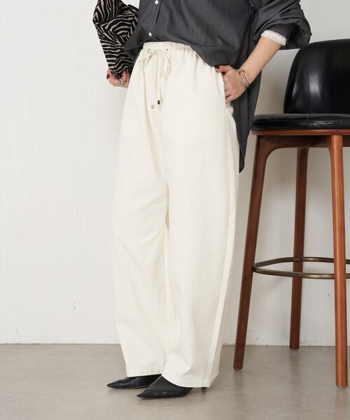 Jena espace merveilleux(ジェナ エスパスメルヴェイユ)の「【ラクして美脚】メンカーブイージーパンツ(その他パンツ・レディース・チャコールグレー/アイボリー/ベージュ・FREE)」の10枚目の写真