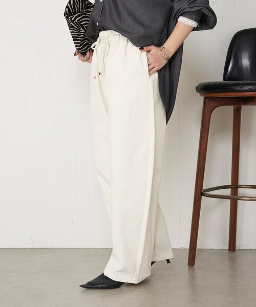 Jena espace merveilleux(ジェナ エスパスメルヴェイユ)の「【ラクして美脚】メンカーブイージーパンツ(その他パンツ・レディース・チャコールグレー/アイボリー/ベージュ・FREE)」の11枚目の写真
